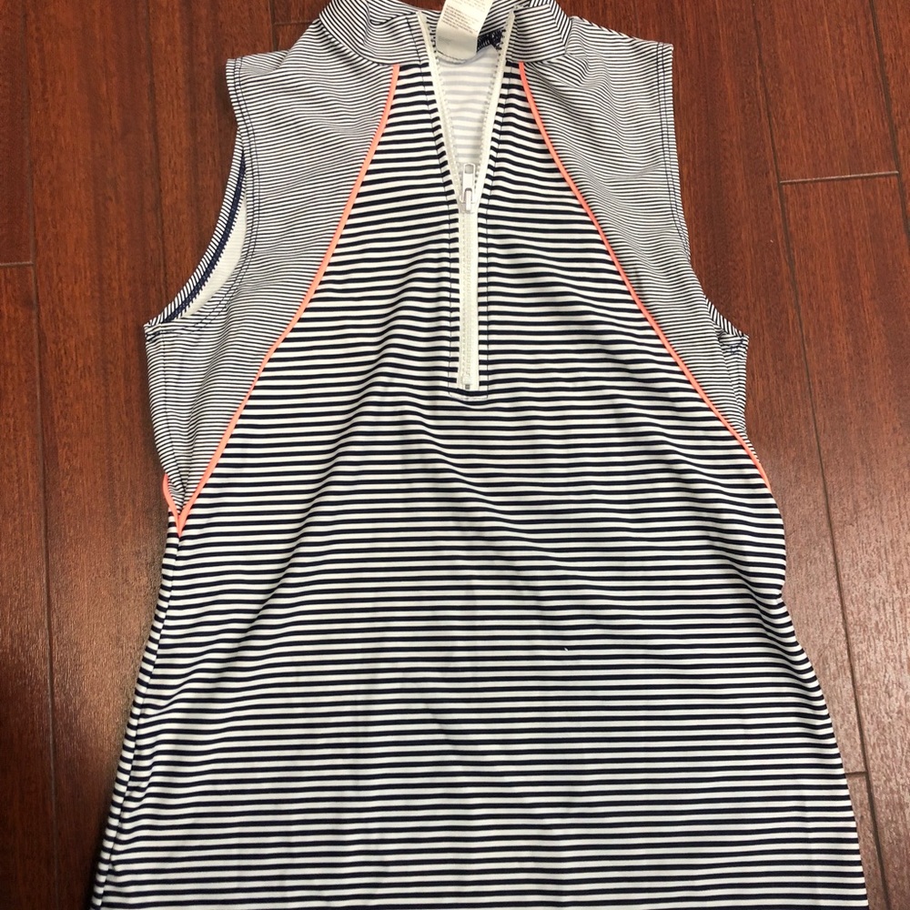 Hot water tankini bathing suit top Sz L